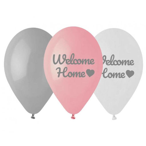 Picture of WELCOME HOME LATEX BALLOONS 12 INCH - 6 PACK